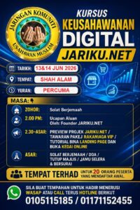 KURSUS KEUSAHAWANAN DIGITAL JARIKU.NET