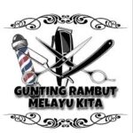 Logo Gunting Rambut Melayu Kita