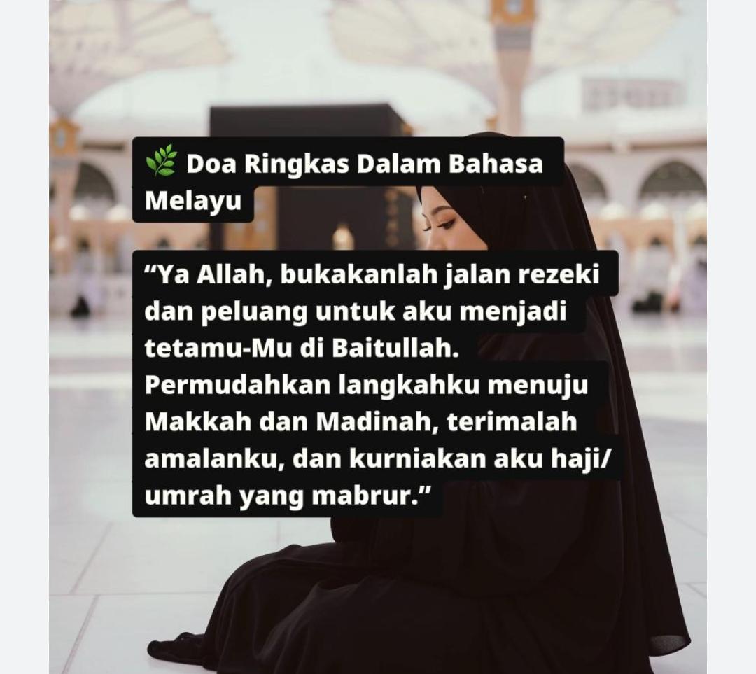 DENGAN BANTUAN DAN PERTOLONGAN ALLAH, BERKAT WANG SIMPANAN RM500 MAMPU TUNAIKAN HAJI & UMRAH