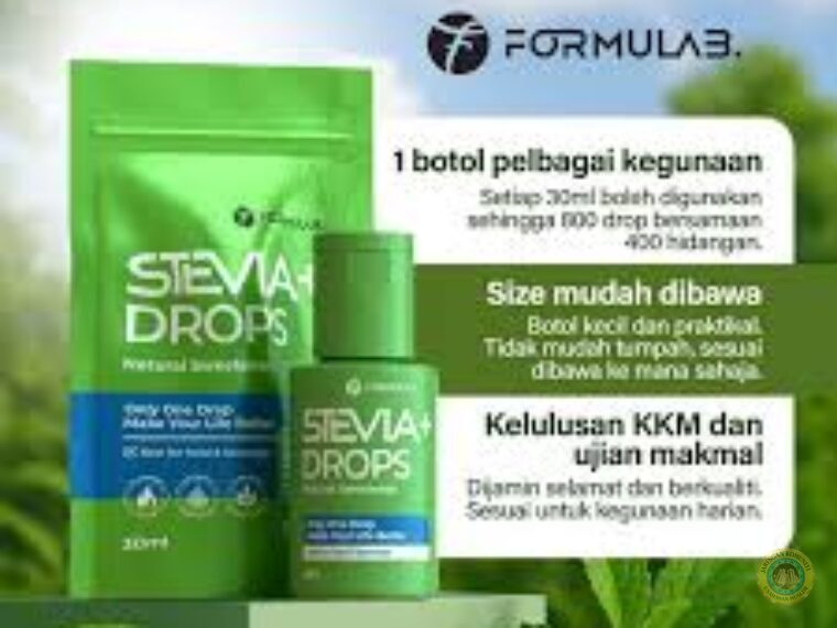 TITISAN STEVIA @ STEVIA DROPS (1 BOX 4 BOTTLES)