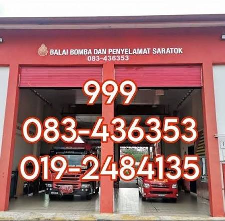 Saratok Fire and Rescue Station Saratok, Sarawak