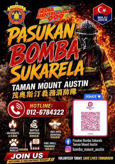 Taman Mount Austin Volunteer Fire Brigade Johor Bahru, Johor
