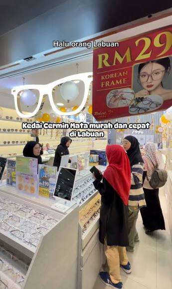 Kedai cermin mata Labuan