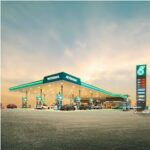 Logo Stesen Minyak Sagindai Petrol Station Ranau, Sabah