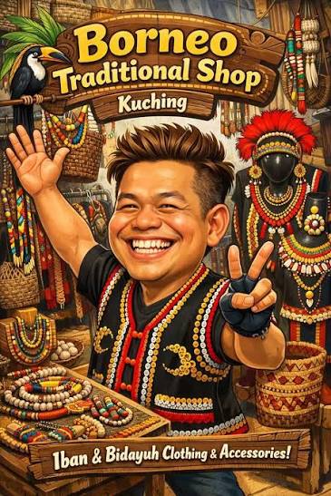 Borneo Traditional Shop Clothing store Serian, Sarawak