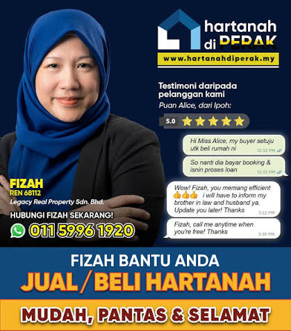 Fizah Ejen Hartanah Ipoh, Perak ·