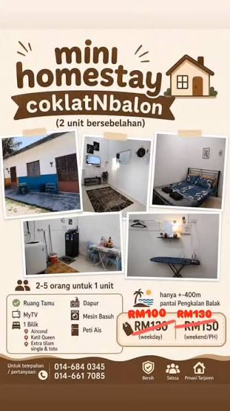 mini homestay coklatNbalon