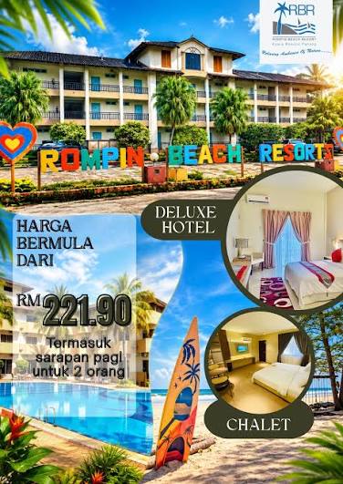 Rompin Beach Resort di Kuala Rompin, Pahang