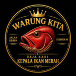 Logo Warung Kita Raja kari kepala ikan merah jalan kebun