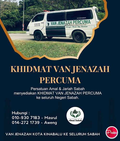 VAN JENAZAH PERCUMA KE SELURUH SABAH